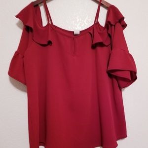 Forever 21 Red Blouse